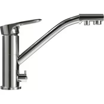 Смеситель для кухни Ulgran U-010 с подключением к фильтру, хром