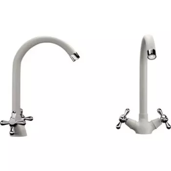 Смеситель для кухни Ulgran U-012 белый (U-012-331)