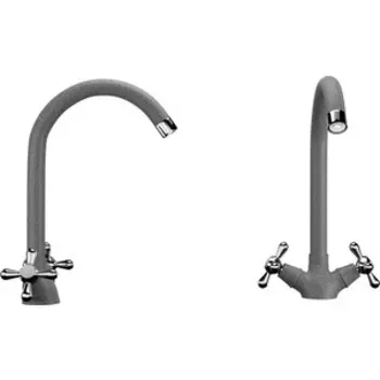 Смеситель для кухни Ulgran U-012 темно-серый (U-012-309)