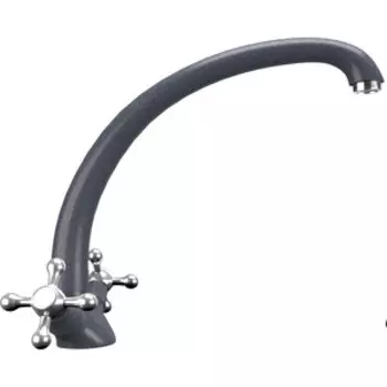 Смеситель для кухни Ulgran U-013 антрацит (U-013-343)