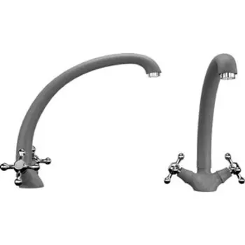 Смеситель для кухни Ulgran U-013 графитовый (U-013-342)