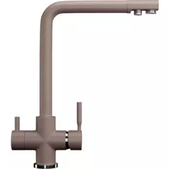 Смеситель для кухни Ulgran U-016 с подключением к фильтру, песочный (U-016-302)