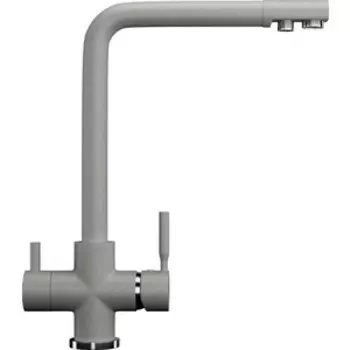 Смеситель для кухни Ulgran U-016 с подключением к фильтру, серый (U-016-310)