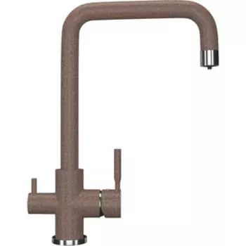 Смеситель для кухни Ulgran U-019 для подключения фильтра, терракот (U-019-307)