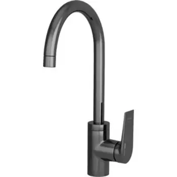 Смеситель для кухни Wasserkraft Wiese оружейная сталь (8407)