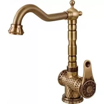 Смеситель для кухни ZorG Antic бронза (A 408K-BR)
