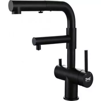Смеситель для кухни ZorG Inox с подключением фильтра, графит (SZR-3216 GRAFIT)
