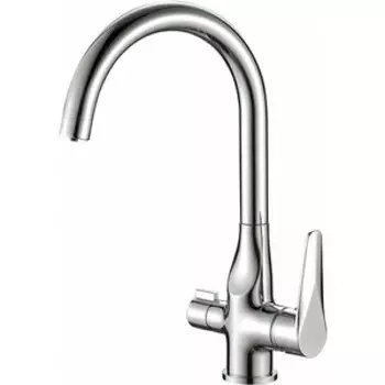 Смеситель для кухни ZorG Steel Hammer с подключением фильтра, хром (SH 910 CR)