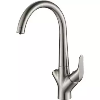 Смеситель для кухни ZorG Steel Hammer SH 815 SATIN с подключением фильтра, сатин