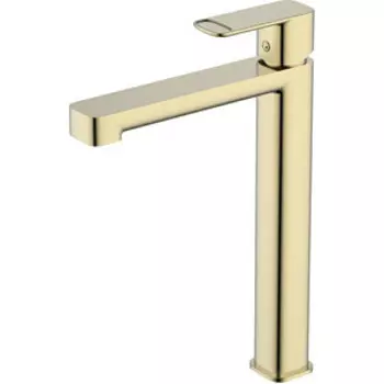 Смеситель для раковины AQUAme Parma шлифованное золото (AQM6614BG)