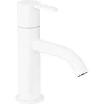 Смеситель для раковины Cezares Leaf белый матовый (LEAF-LSM2-BIO)