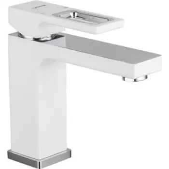 Смеситель для раковины Gappo G1017-1 хром белый (6959477697814)