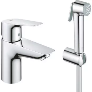 Смеситель для раковины Grohe BauEdge с душем, хром (23757001)
