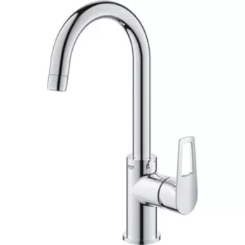 Смеситель для раковины Grohe BauLoop с донным клапаном Click-clack, хром (23891001)