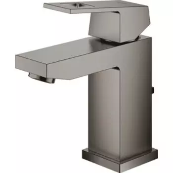 Смеситель для раковины Grohe Eurocube с донным клапаном, темный графит (23127AL0)