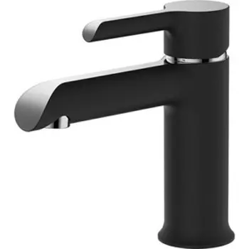 Смеситель для раковины Haiba HB805-7 черный/хром (HB10805-7)