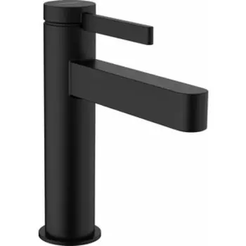 Смеситель для раковины Hansgrohe Finoris с донным клапаном, черный матовый (76020700)