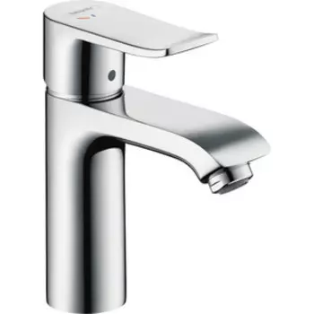 Смеситель для раковины Hansgrohe Metris с донным клапаном, хром (31121000)
