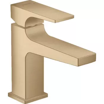 Смеситель для раковины Hansgrohe Metropol с донным клапаном Push-Open, бронза (32500140)