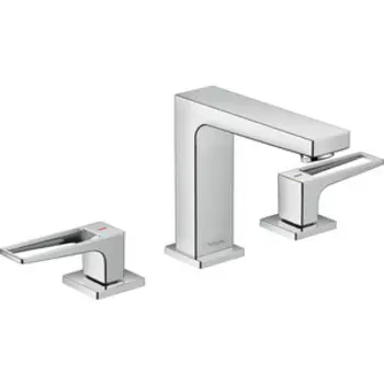 Смеситель для раковины Hansgrohe Metropol с донным клапаном Push-Open, хром глянцевый (74514000)