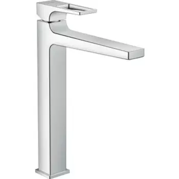 Смеситель для раковины Hansgrohe Metropol высокий, с донным клапаном Push-Open, хром (74512000)