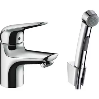 Смеситель для раковины Hansgrohe Novus с гигиеническим душем, хром (71144000)