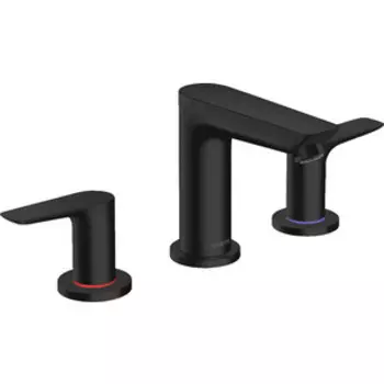 Смеситель для раковины Hansgrohe Talis E с донным клапаном, черный матовый (71733670)