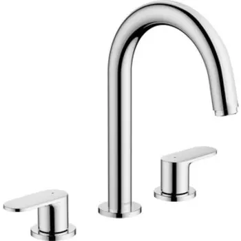 Смеситель для раковины Hansgrohe Vernis Blend с донным клапаном, хром глянцевый (71553000)