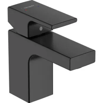 Смеситель для раковины Hansgrohe Vernis Shape черный матовый (71567670)