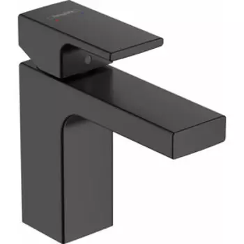 Смеситель для раковины Hansgrohe Vernis Shape с донным клапаном, черный матовый (71561670)