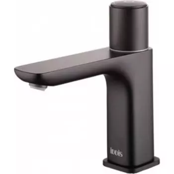 Смеситель для раковины IDDIS Slide нажимной, черный (SLIBLBTi01)