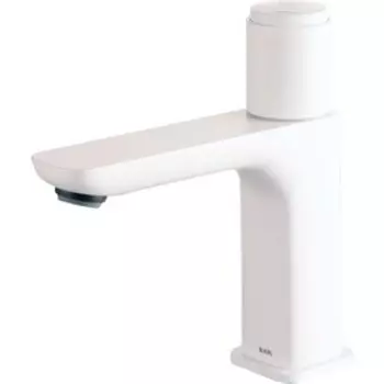Смеситель для раковины IDDIS Slide нажимной Push Control, белый матовый (SLIWTBTi01)