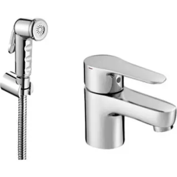 Смеситель для раковины Jacob Delafon July с гигиеническим душем, хром (E16319-4-CP)