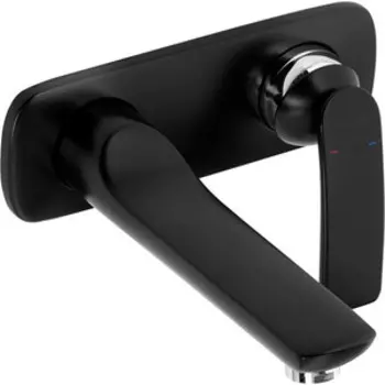 Смеситель для раковины Kludi Balance с механизмом, черный матовый (522468775, 38243)