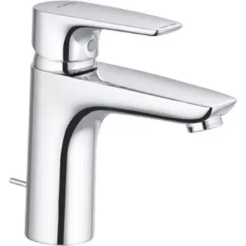 Смеситель для раковины Kludi Pure&amp;Solid с донным клапаном, хром (342900575)