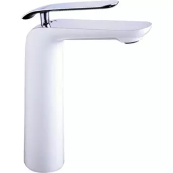 Смеситель для раковины Lemark Melange хром/белый (LM4909CW)