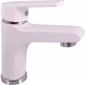 Смеситель для раковины Rav Slezak Colorado белый глянцевый/хром (CO126.5BC)