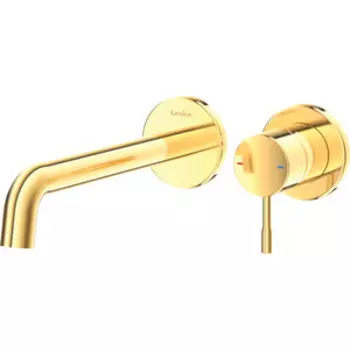Смеситель для раковины Teska Atlas встраиваемый, золото (E5707)