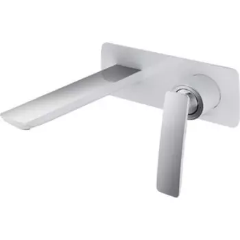 Смеситель для раковины Timo Helmi встраиваемый, хром-белый (4071/00-16SM chrome white)