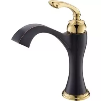 Смеситель для раковины Timo Unari черный антик (7501/04F)