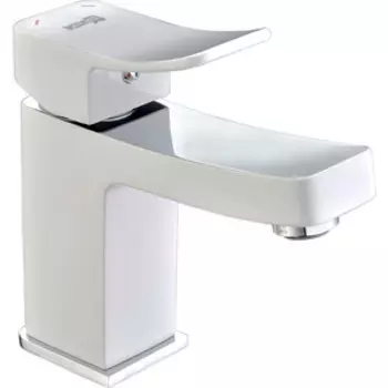 Смеситель для раковины Wasserkraft Aller белый / хром (1063WHITE)