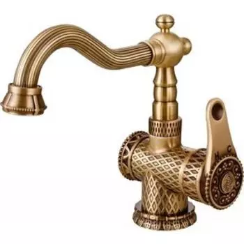 Смеситель для раковины ZorG Antic бронза (A 413U-BR)