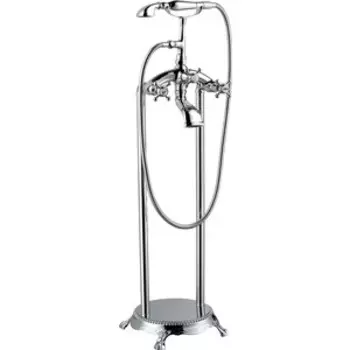 Смеситель для ванны Abber Klassik напольный, хром (AF8415)