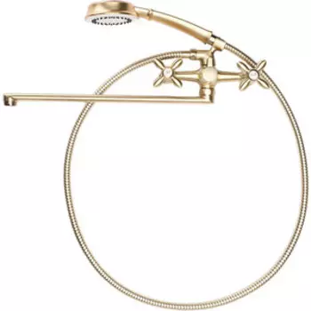 Смеситель для ванны Agger Retro универсальный с лейкой, бронза (A1921188)