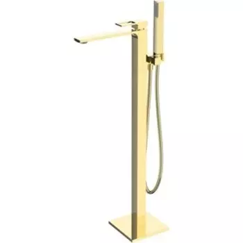 Смеситель для ванны BelBagno Luce напольный, золото (LUC-FMT-ORO)