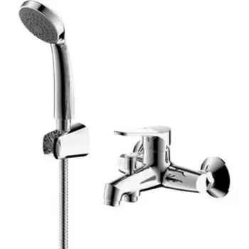 Смеситель для ванны Bravat Emeralda с душем, хром (F6135147CP-B-RUS)