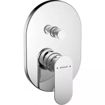 Смеситель для ванны Bravat Gina для механизма D9100CP-ENG (PB865104CP-2-ENG)