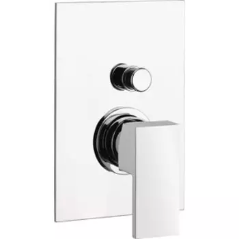 Смеситель для ванны Cezares Unika на 2 выхода, хром (UNIKA-VDIM-01)