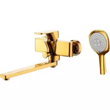 Смеситель для ванны D&amp;K Berlin-Touro с душем, золото (DA1433303)