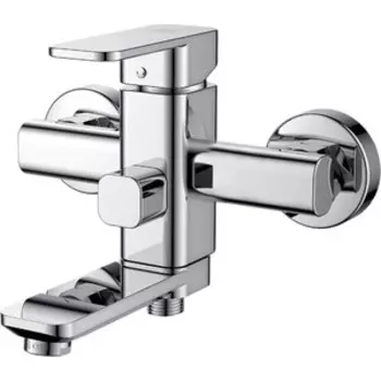 Смеситель для ванны D&amp;K Rhein-Altporter с душем, хром (DA1333201)